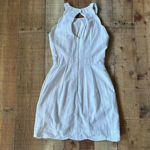 Lauren James White Sleeveless Dress With Keyhole Back XS - Picture 8 of 9